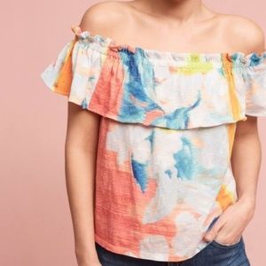 Anthro Watercolor Top
